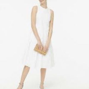 J.crew sleeveless tiered dress